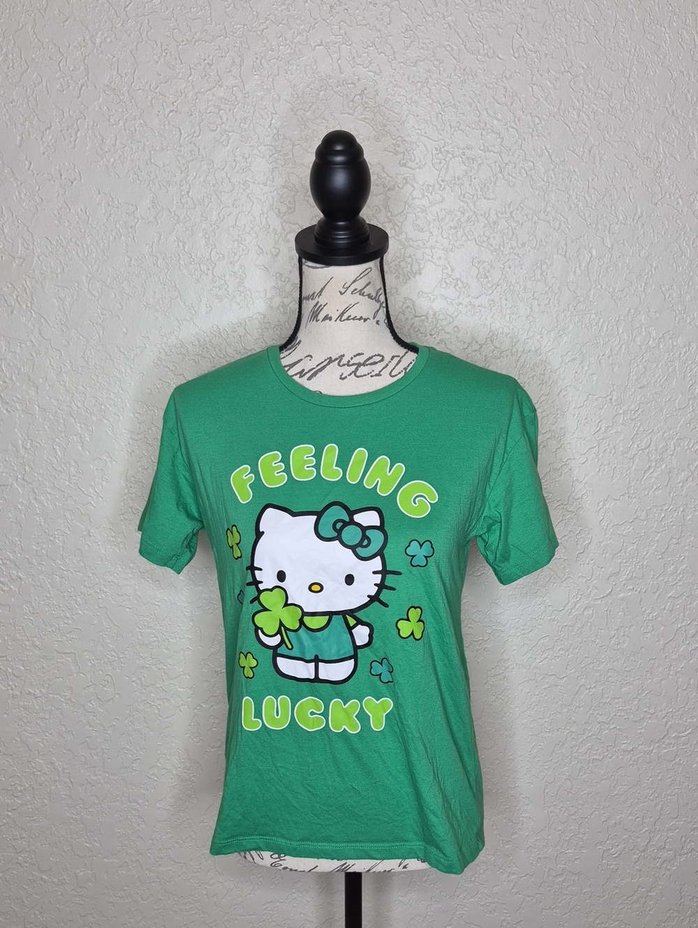 Hello Kitty By Sanrio 'Feeling Lucky' T-Shirt Size XL (14-16) Girls